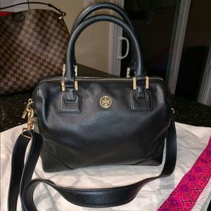SOLD Tory Burch black satchel